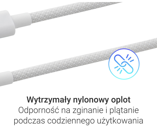 SILVER MONKEY Kabel Core USB C-C 60W 2m biały SMA333 - 1367073 - zdjęcie 3